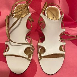 Women’s Valerie Stevens Wedge Heel Wrap-Up Leather Sandals